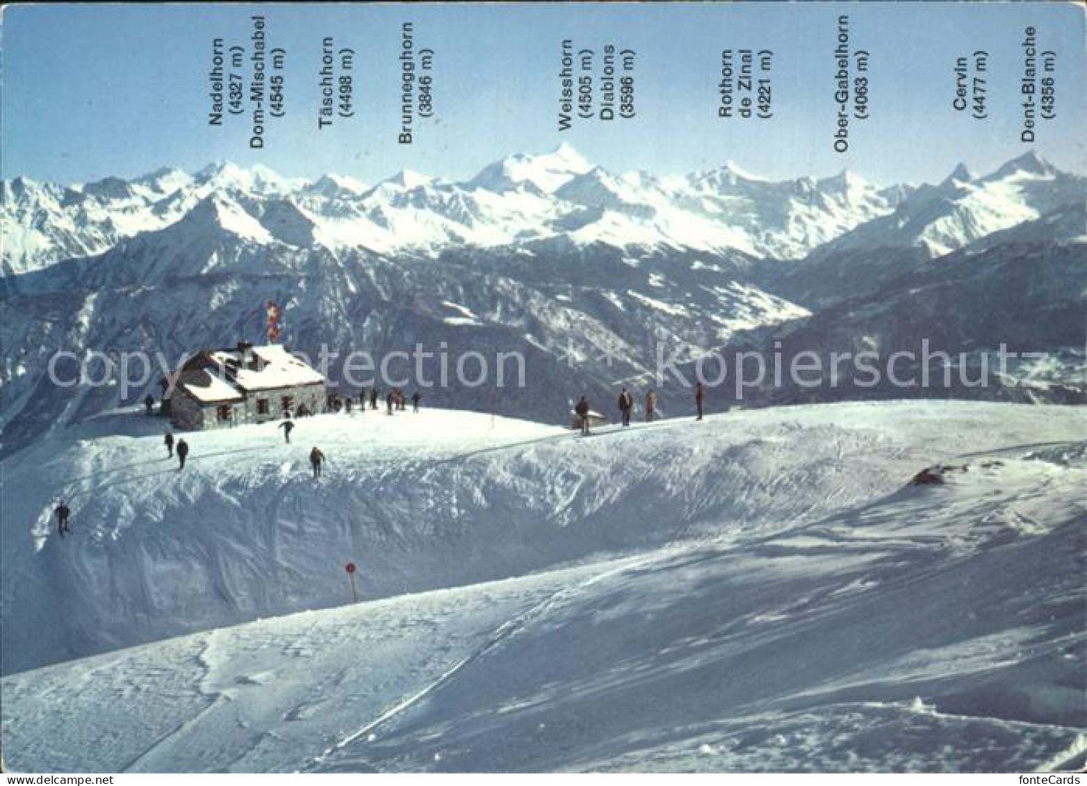 12364789 Crans-Montana Skigebiet Cabane Des Violettes Crans-sur-Sierre  - Other & Unclassified