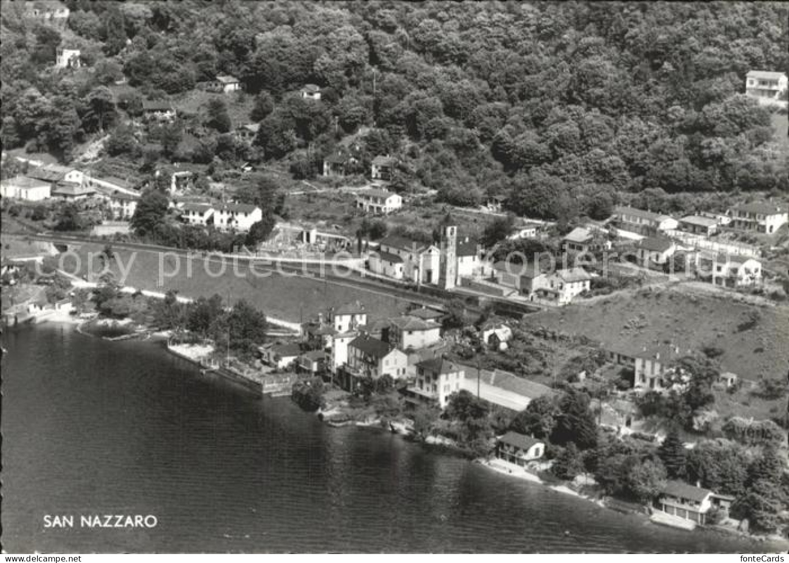 12360099 San Nazzaro Lago Maggiore Fliegeraufnahme San Nazzaro - Sonstige & Ohne Zuordnung