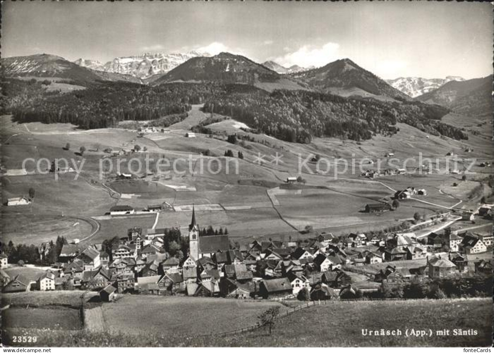 12358669 Urnaesch AR Gesamtansicht Mit Alpenpanorama Urnaesch AR - Autres & Non Classés