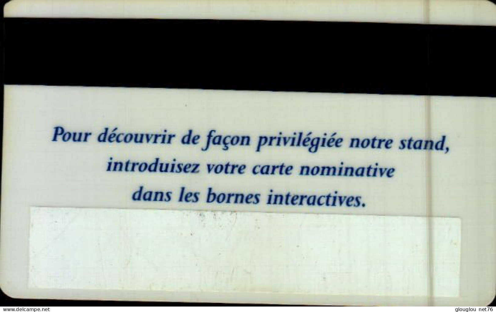 CARTE ..MONDIAL DE L'AUTOMOBILE...PARIS 1996... - Treuekarten