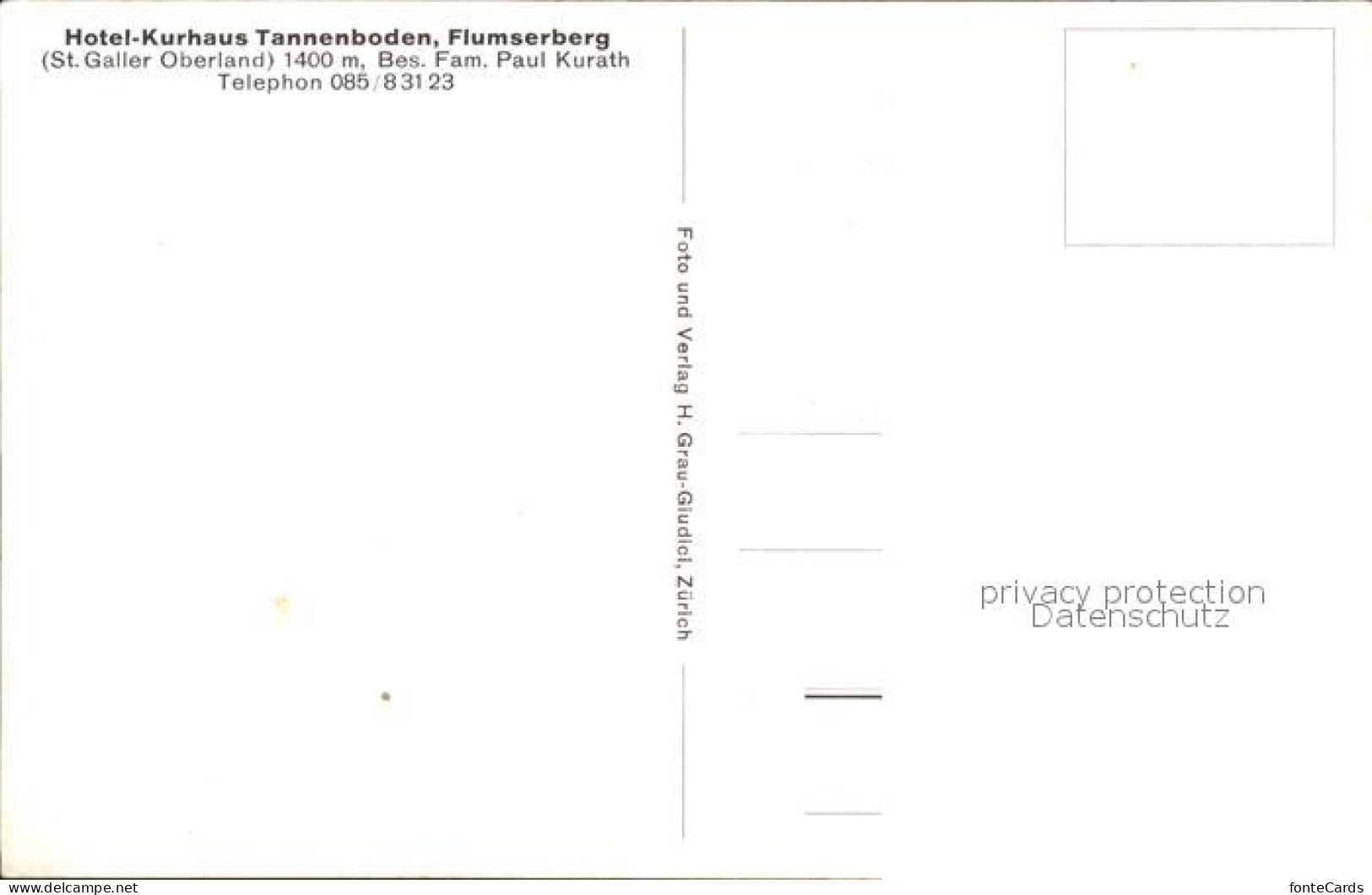 12338029 Flumserberge Hotel Kurhaus Tannenboden Bergheim - Sonstige & Ohne Zuordnung