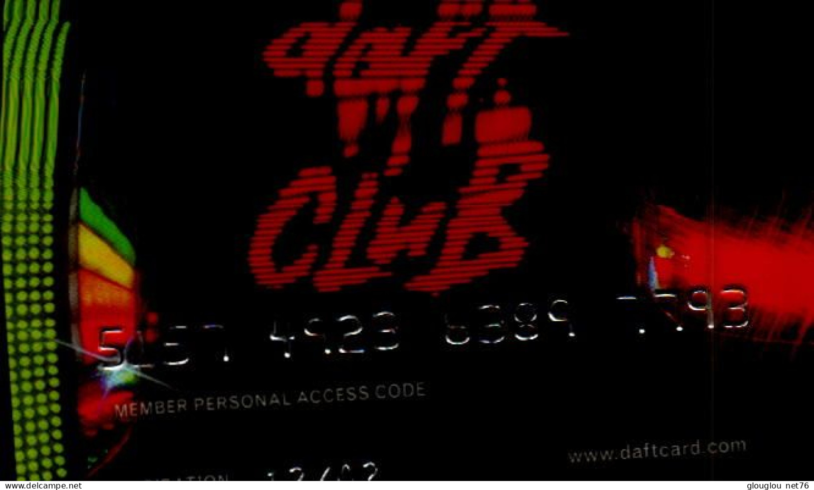 CARTE ..DAFT CLUB. - Gift And Loyalty Cards