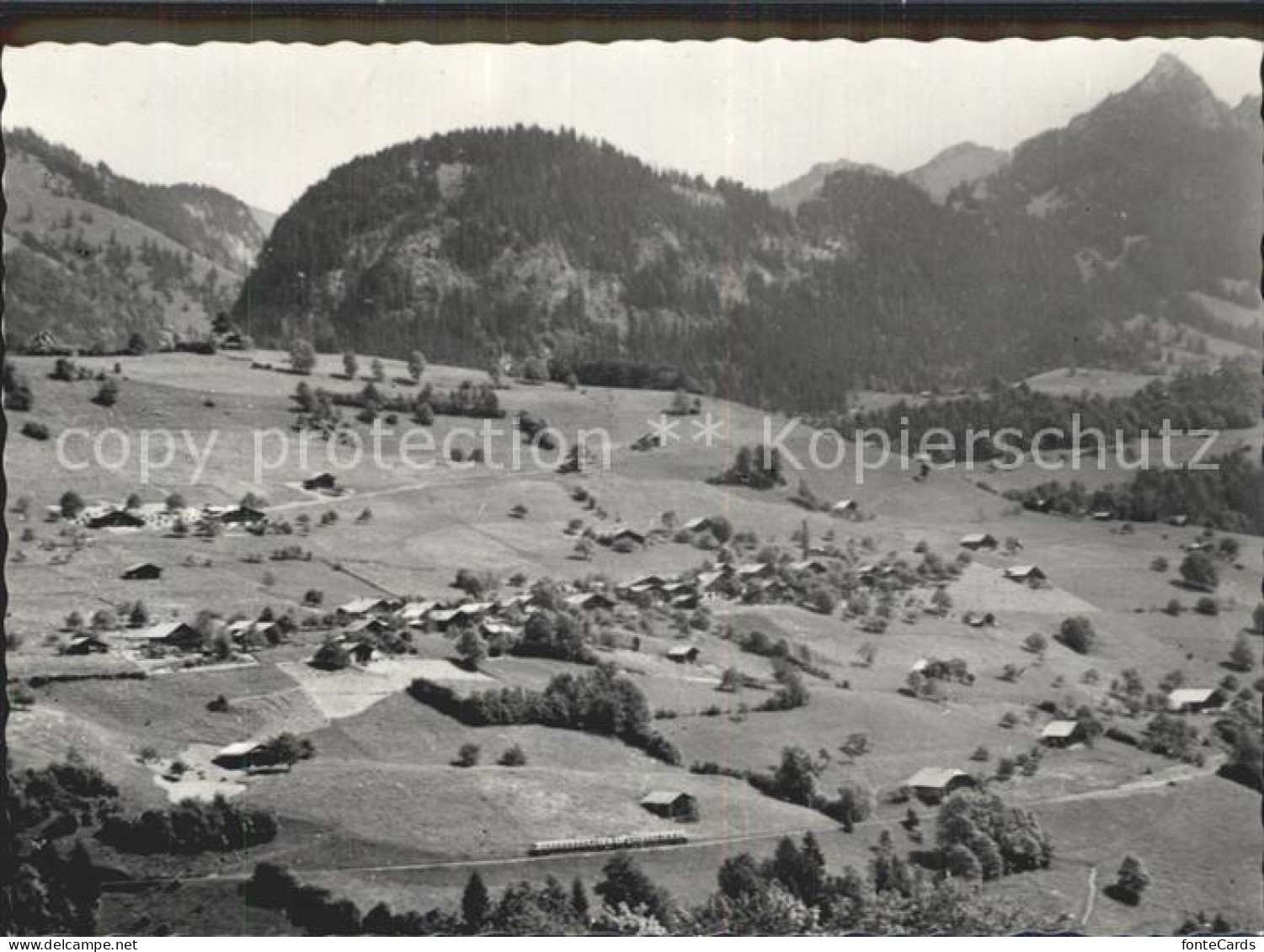 12337839 Oberwil Simmental Bunschen Fliegeraufnahme Oberwil Simmental - Sonstige & Ohne Zuordnung