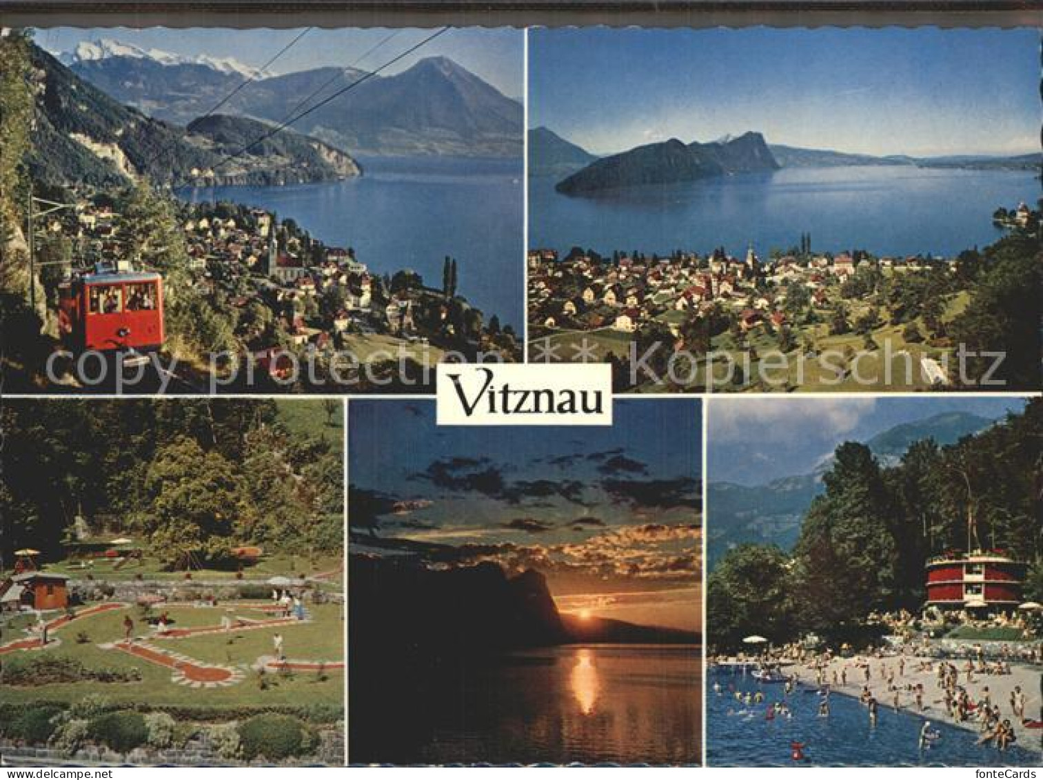 12336229 Vitznau Mini- Golf Stadtansicht Vitznau - Otros & Sin Clasificación