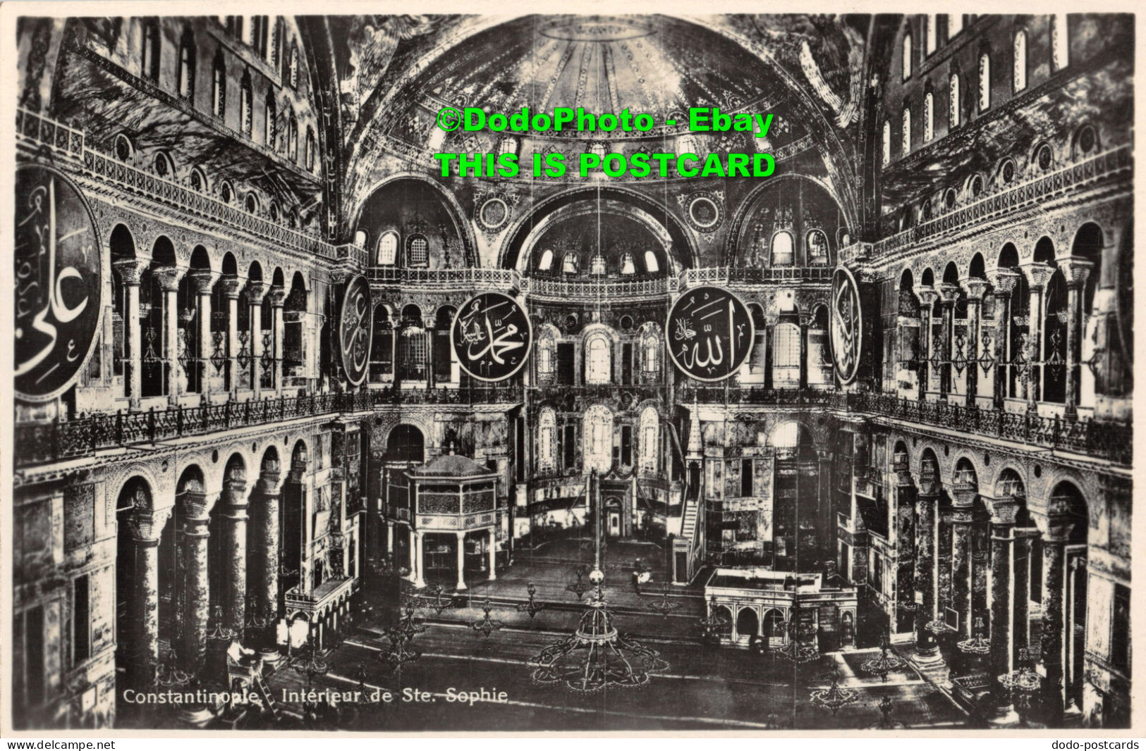 R415965 Constantinople. Interieur De Ste. Sophie. Isaac M. Ahitouv - Wereld