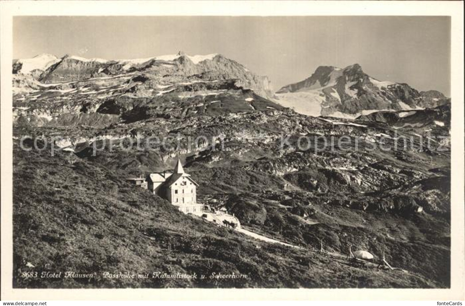 12335399 Klausenpasshoehe Hotel Klausen Mit Schneehorn Scheerhorn - Sonstige & Ohne Zuordnung