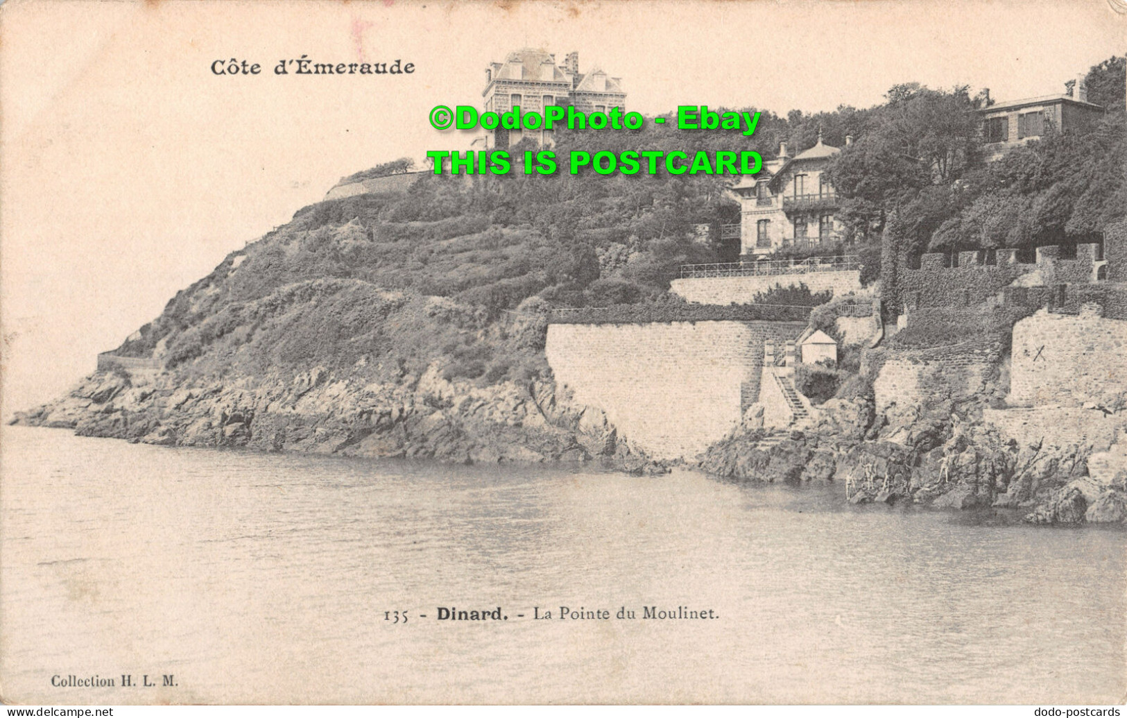 R415969 Collection H. L. M. Cote DEmeraude. 135. Dinard. La Pointe Du Moulinet - Wereld