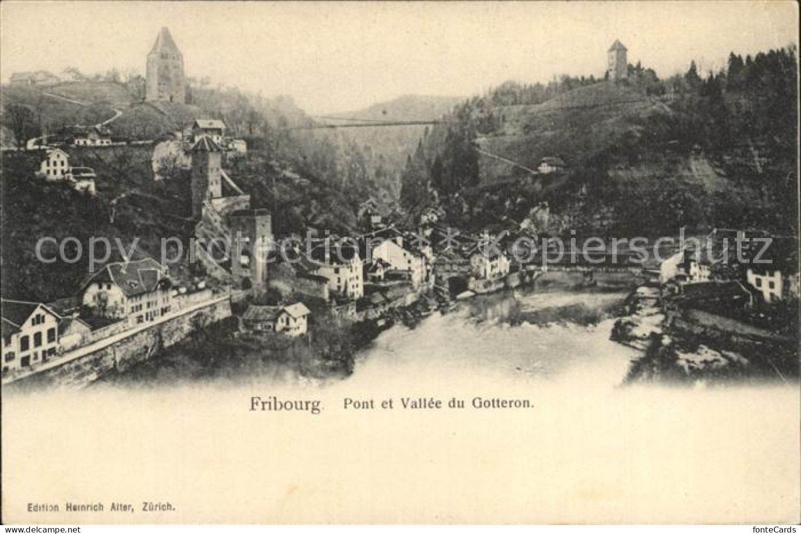 12334419 Fribourg FR Pont Et Vallèe Du Gotteron Fribourg - Other & Unclassified
