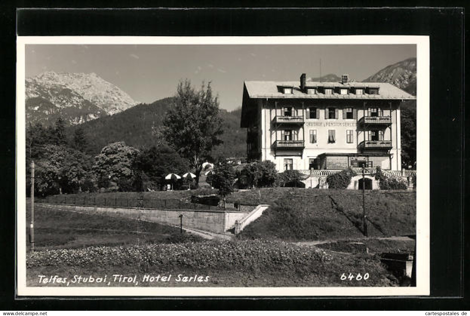 AK Telfes, Hotel Serles Mit Garten  - Autres & Non Classés