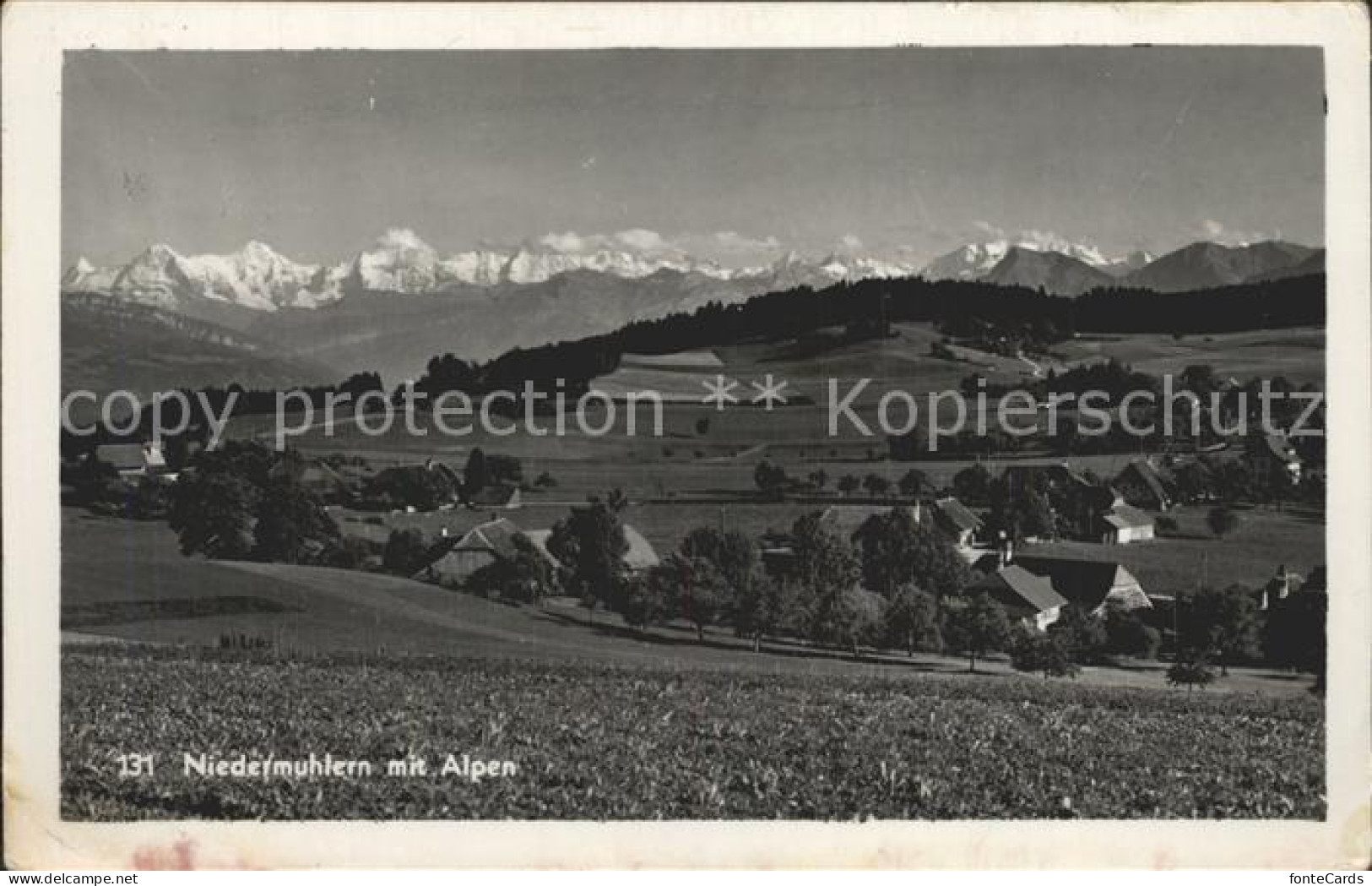 12334339 Niedermuhlern Blick Auf Die Alpen Niedermuhlern - Sonstige & Ohne Zuordnung