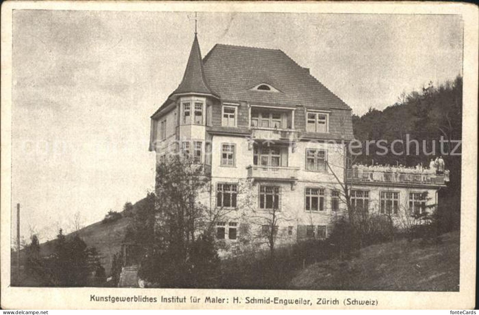 12326339 Zuerich Kunstgewerbliches Institut Fuer Maler Gruppenfoto Wintersemeste - Autres & Non Classés