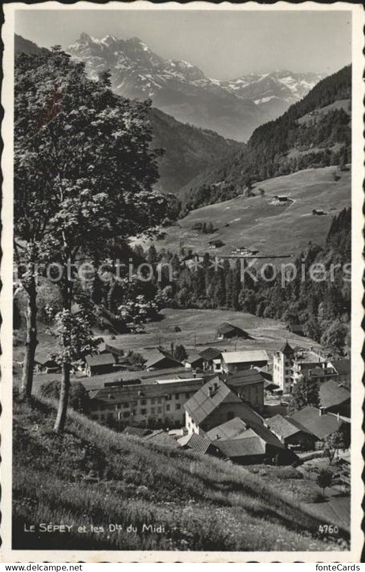 12323409 Le Sepey Panorama Dents Du Midi Alpen Le Sepey - Otros & Sin Clasificación