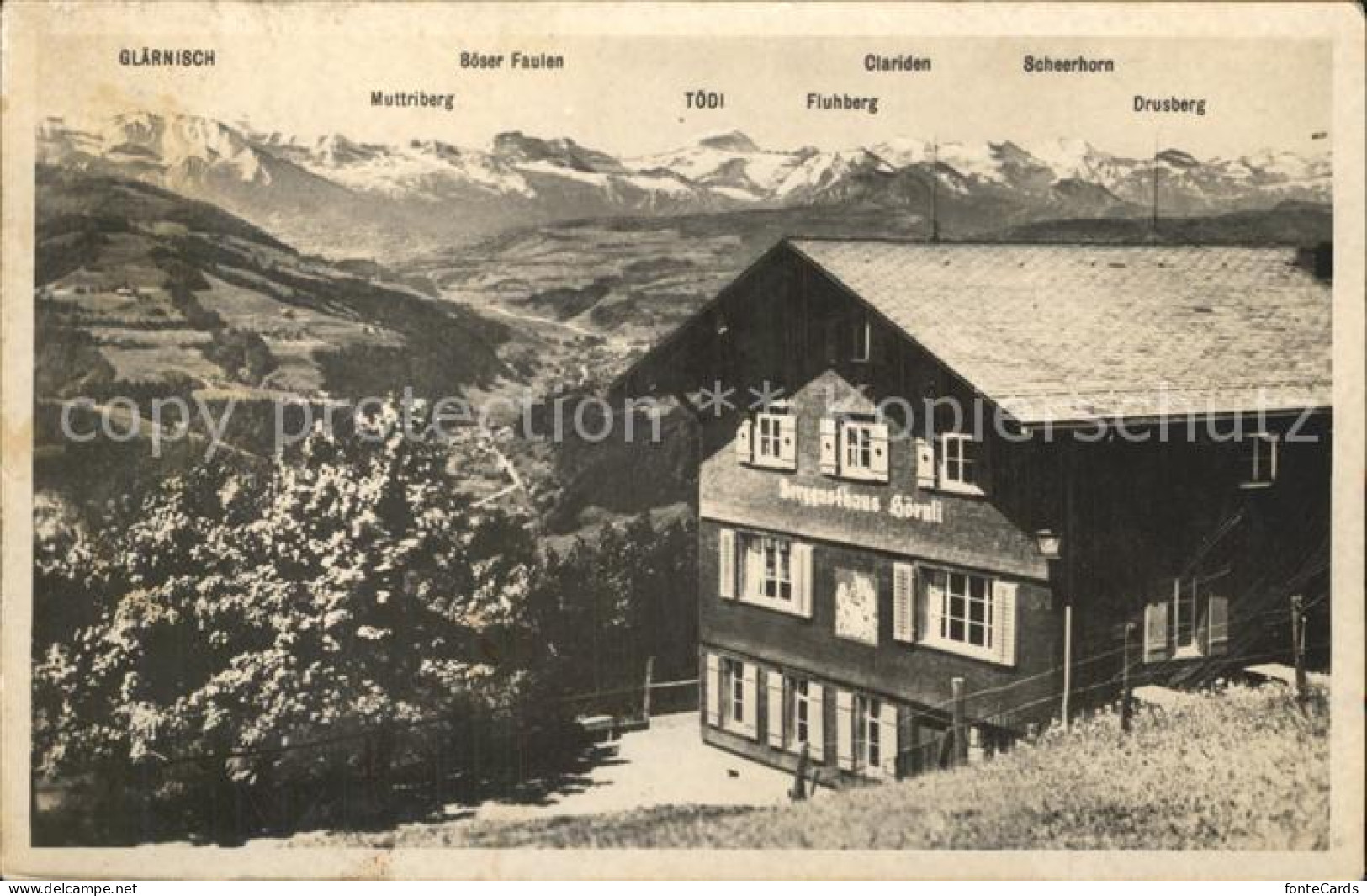 12323349 Hoernli Kulm Berggasthaus Rigi Des Zuercher Oberlandes Alpenpanorama Ho - Autres & Non Classés