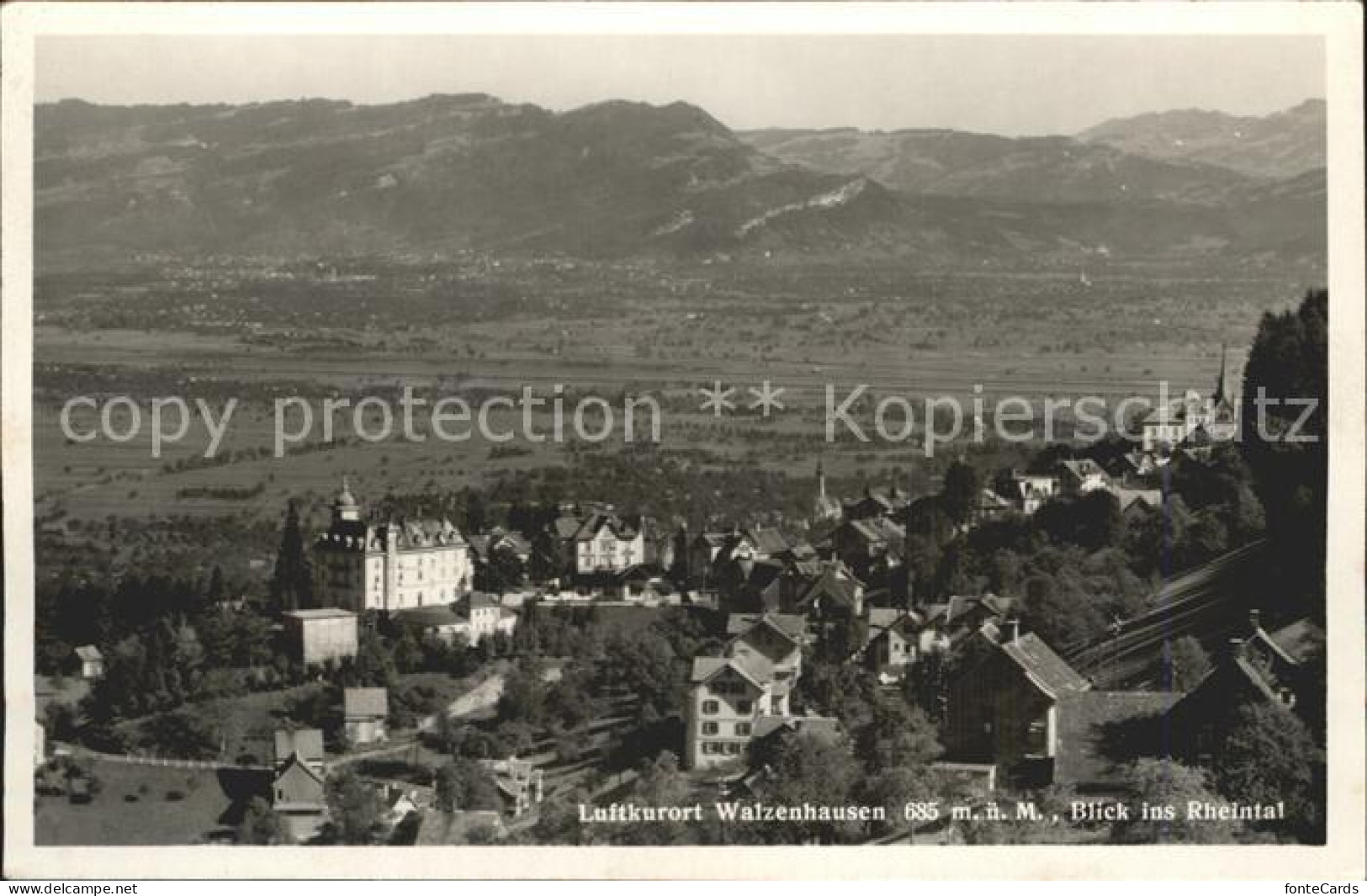 12322679 Walzenhausen AR Blick Ins Rheintal Walzenhausen - Sonstige & Ohne Zuordnung