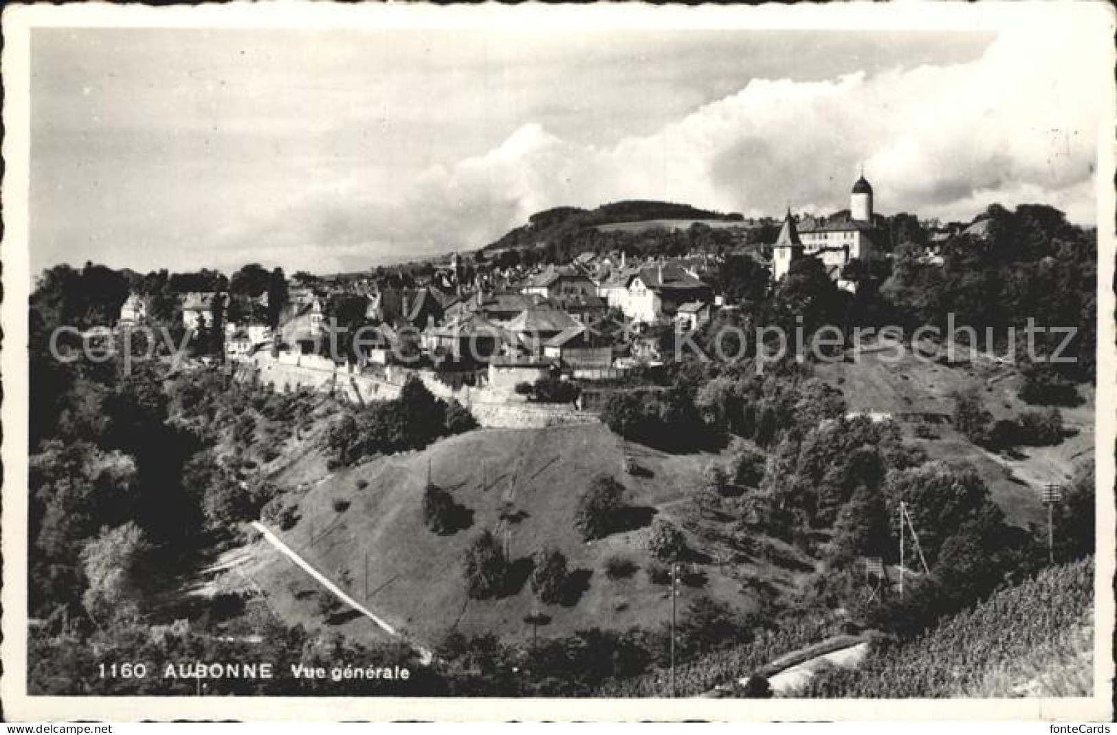 12322279 Aubonne VD Vue Generale Aubonne - Andere & Zonder Classificatie