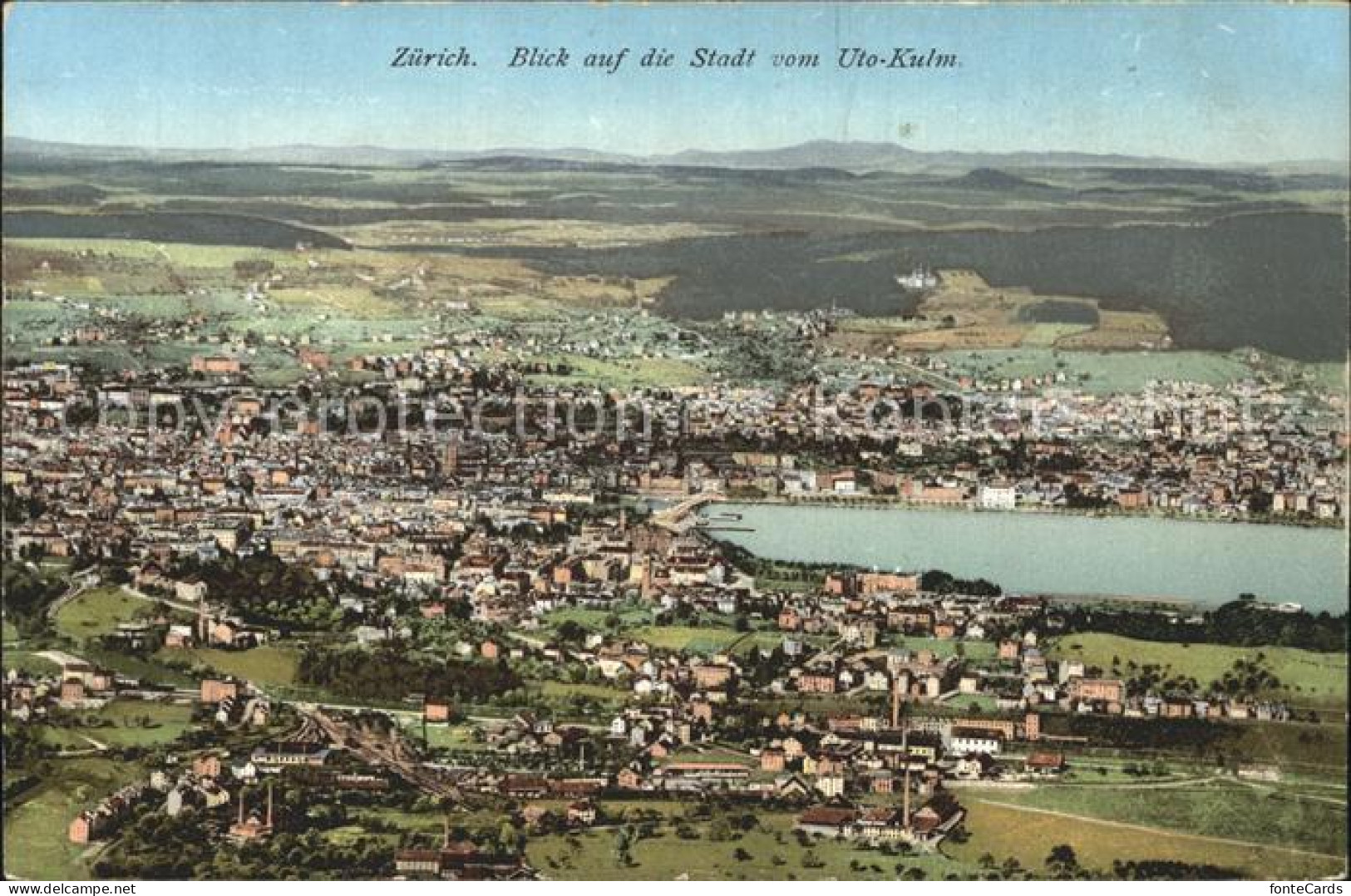 12322199 Zuerich Panorama Blick Vom Uto Kulm Zuerichsee Zuerich - Sonstige & Ohne Zuordnung