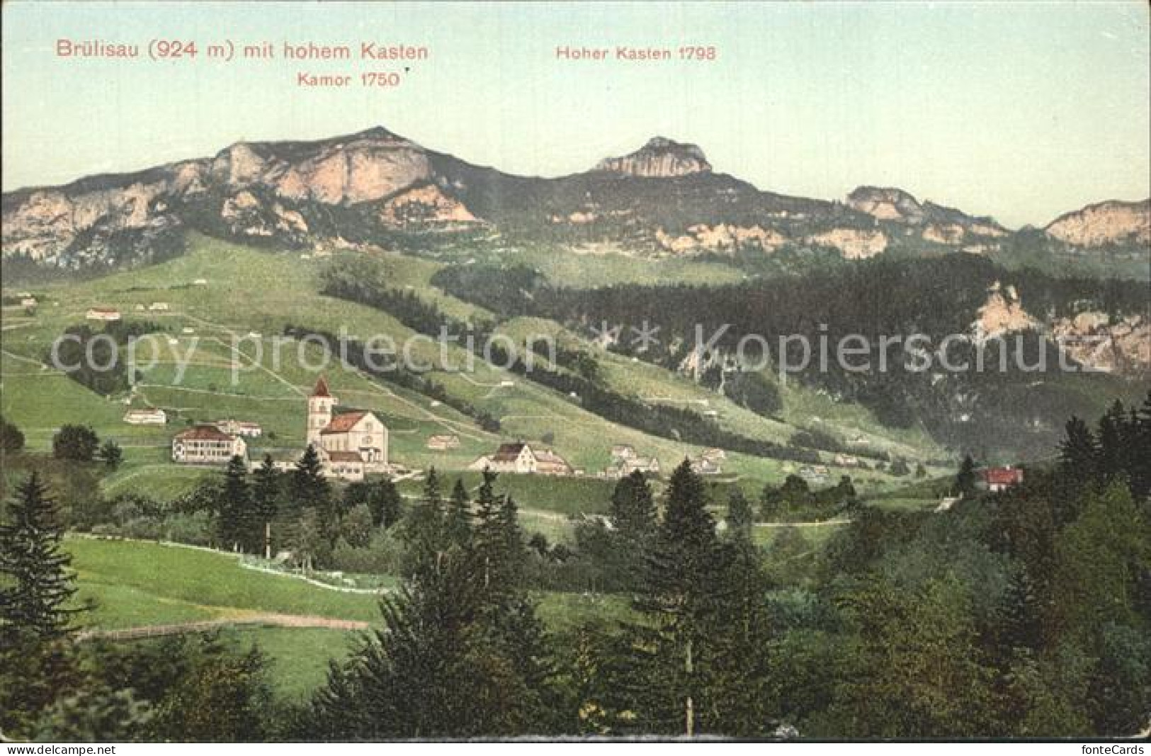 12322099 Bruelisau Hoher Kasten Kamor Bruelisau - Autres & Non Classés