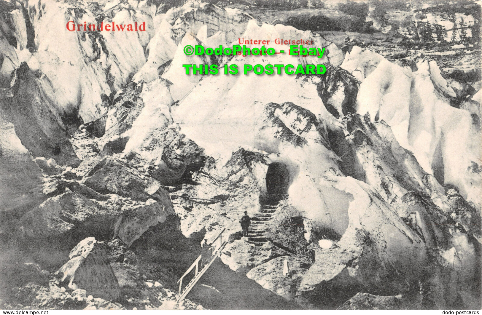 R415620 Grindelwald. Unterer Gletscher. Eisgrotte. Eingang. 1913 - Monde