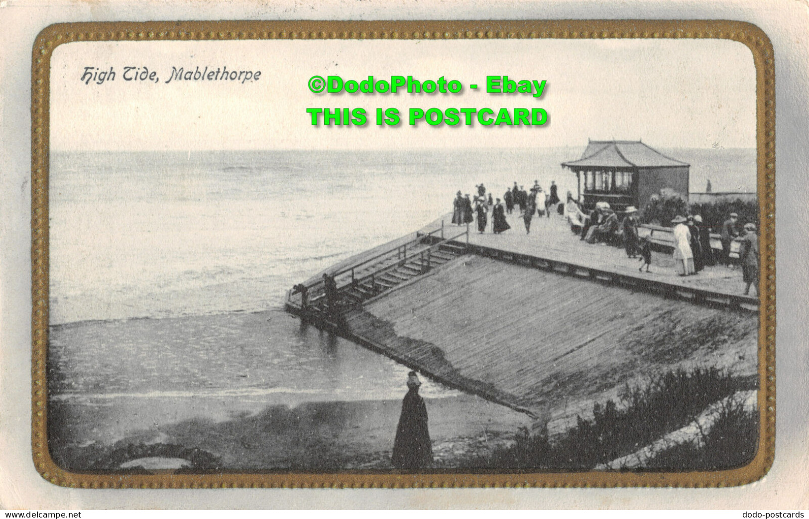 R415624 High Tide. Mablethorpe. Clarke. 1913 - World