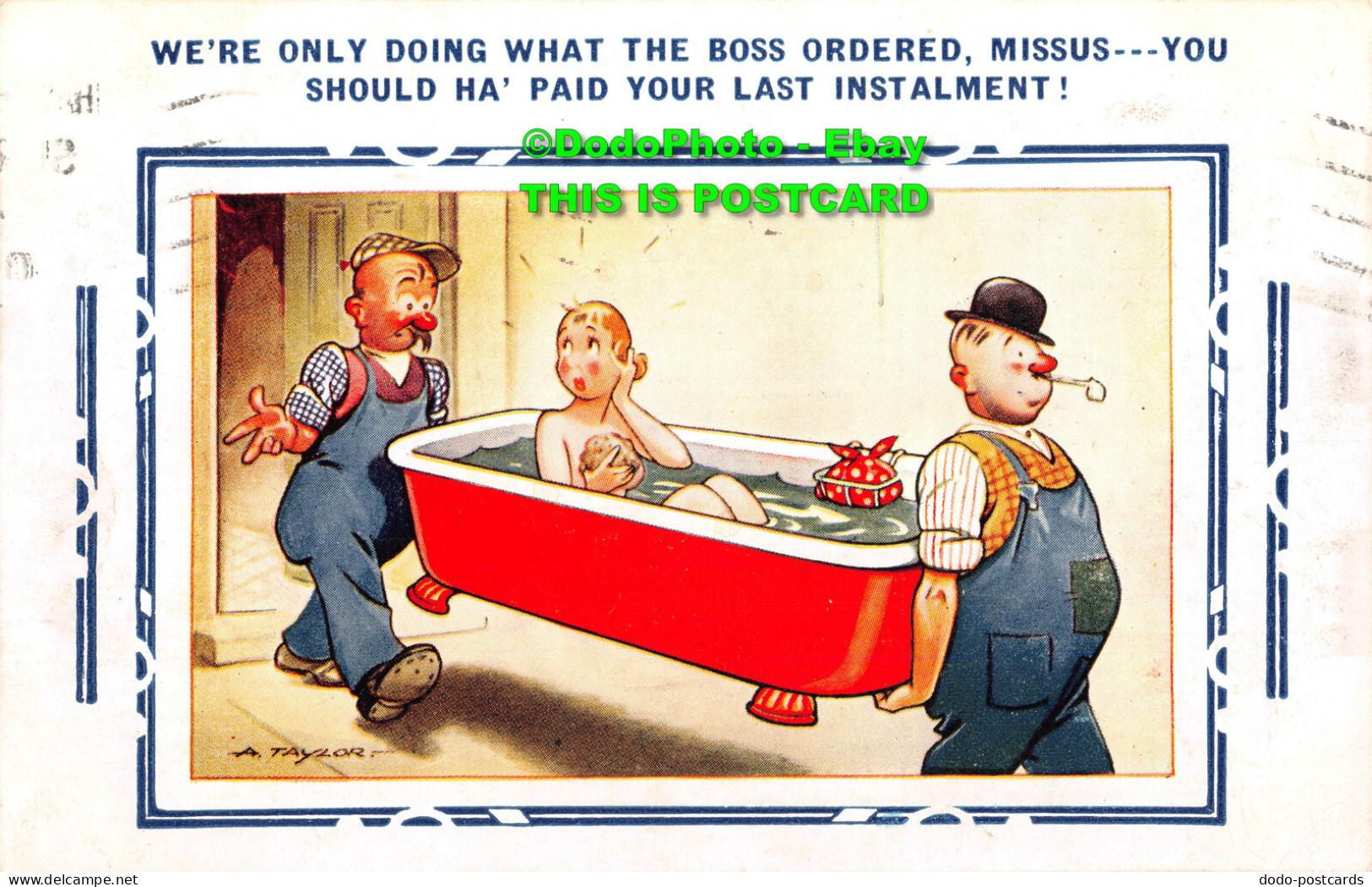 R414489 We Re Only Going What The Boss Ordered Missus. Bamforth. Comic Series. N - World