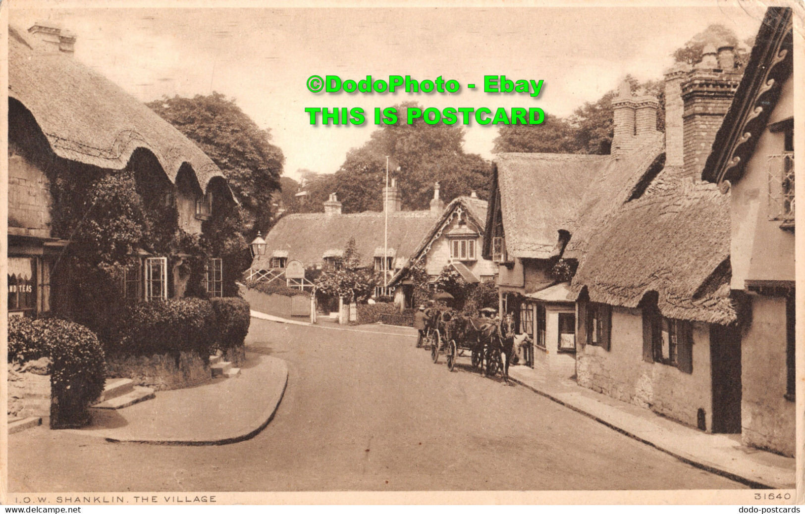 R415628 I. O. W. Shanklin. The Village. 31640. Photochrom. 1926 - Monde