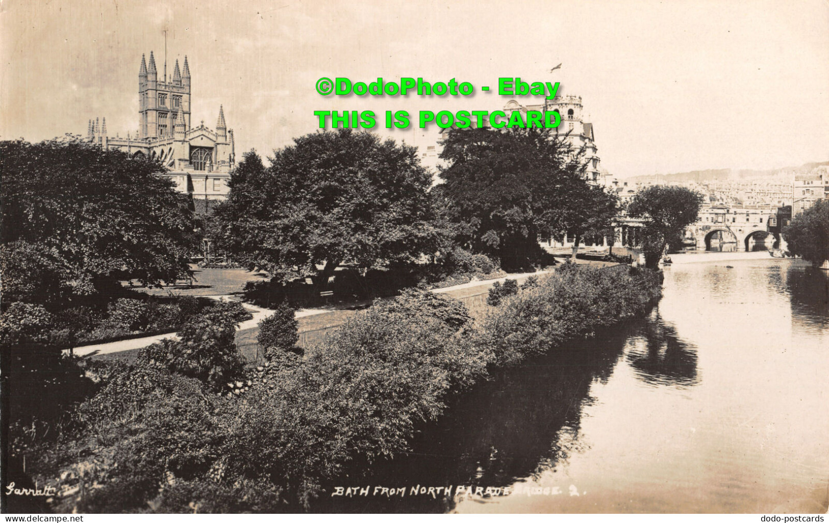 R415630 Garratt. Bath From North Parade Bridge. 1926 - Monde