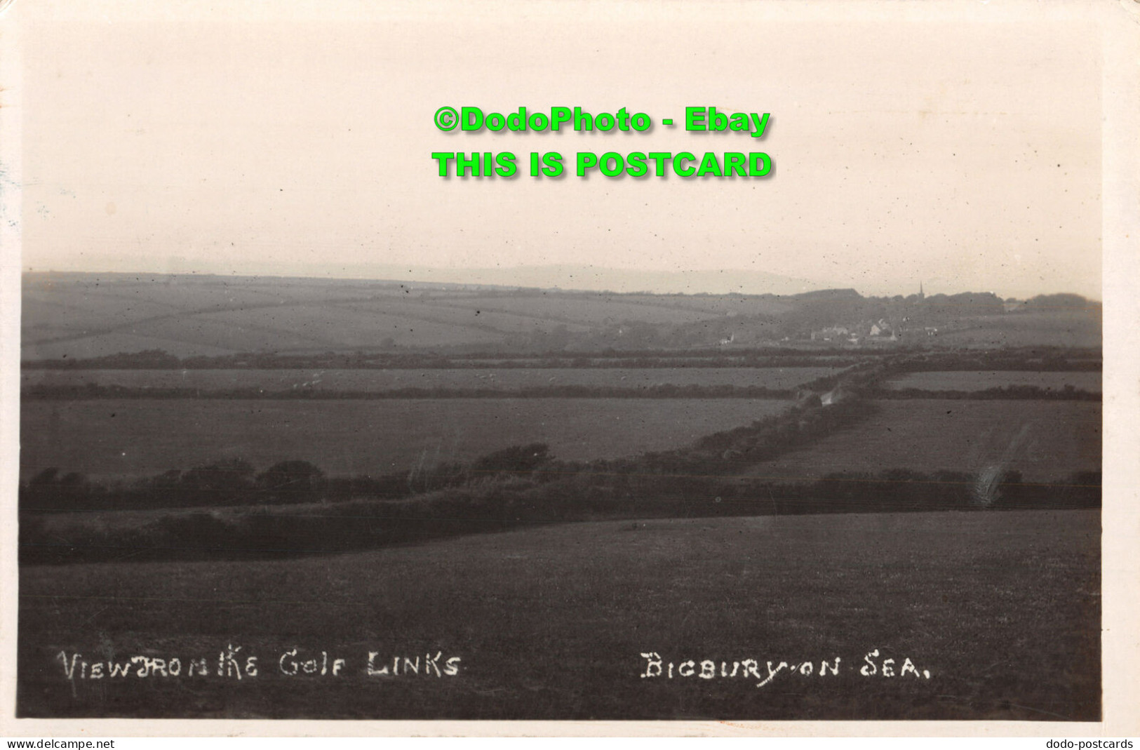 R414499 Bigbury On Sea. View From The Golf Links. 1938 - World