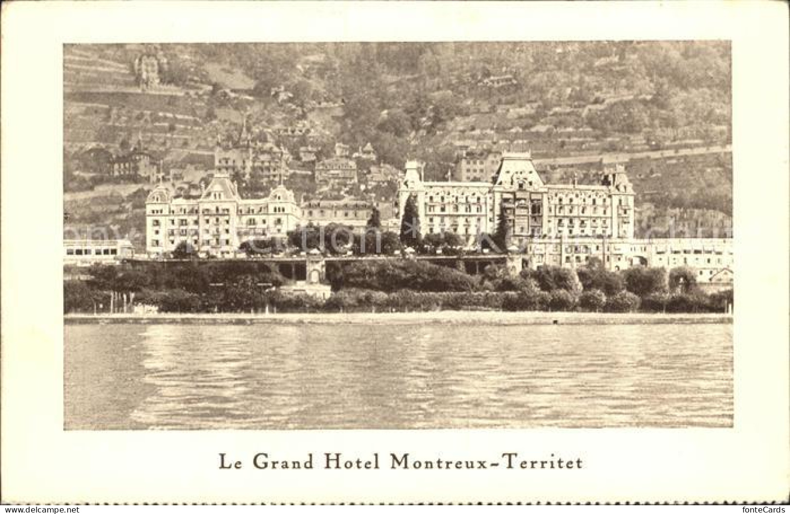 12319499 Territet Montreux Grand Hotel Lac Leman Genfersee Montreux - Otros & Sin Clasificación