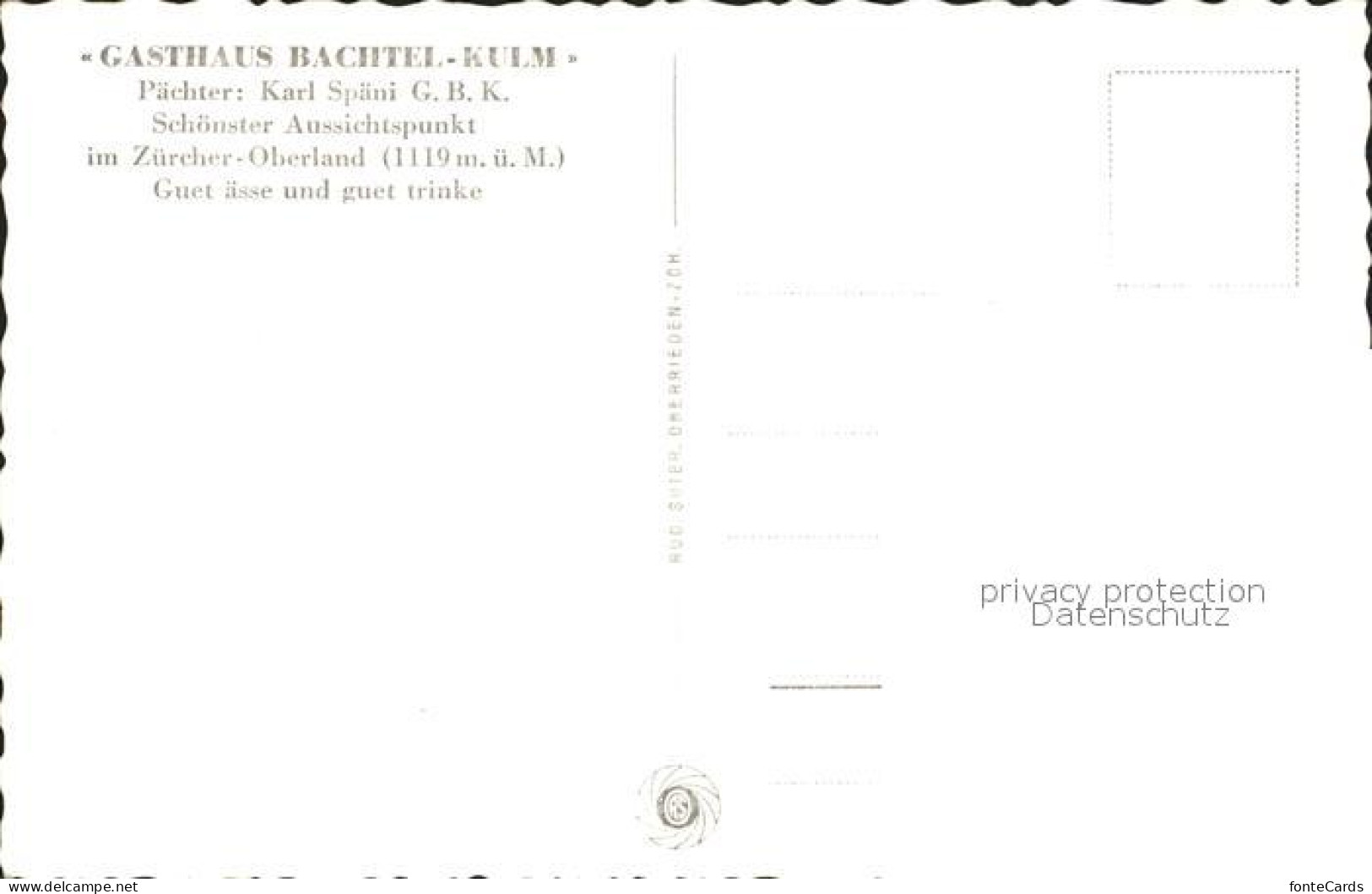 12319469 Bachtel Kulm Berggasthaus Aussichtsturm Bachtel - Altri & Non Classificati