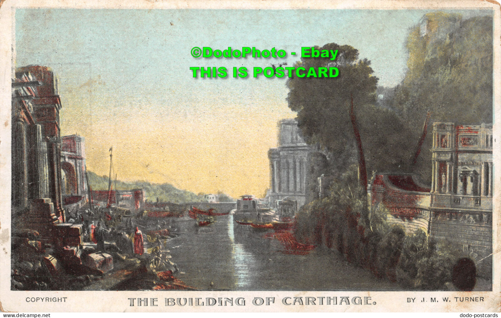 R414514 The Building Of Carthage. J. M. W. Turner - Monde