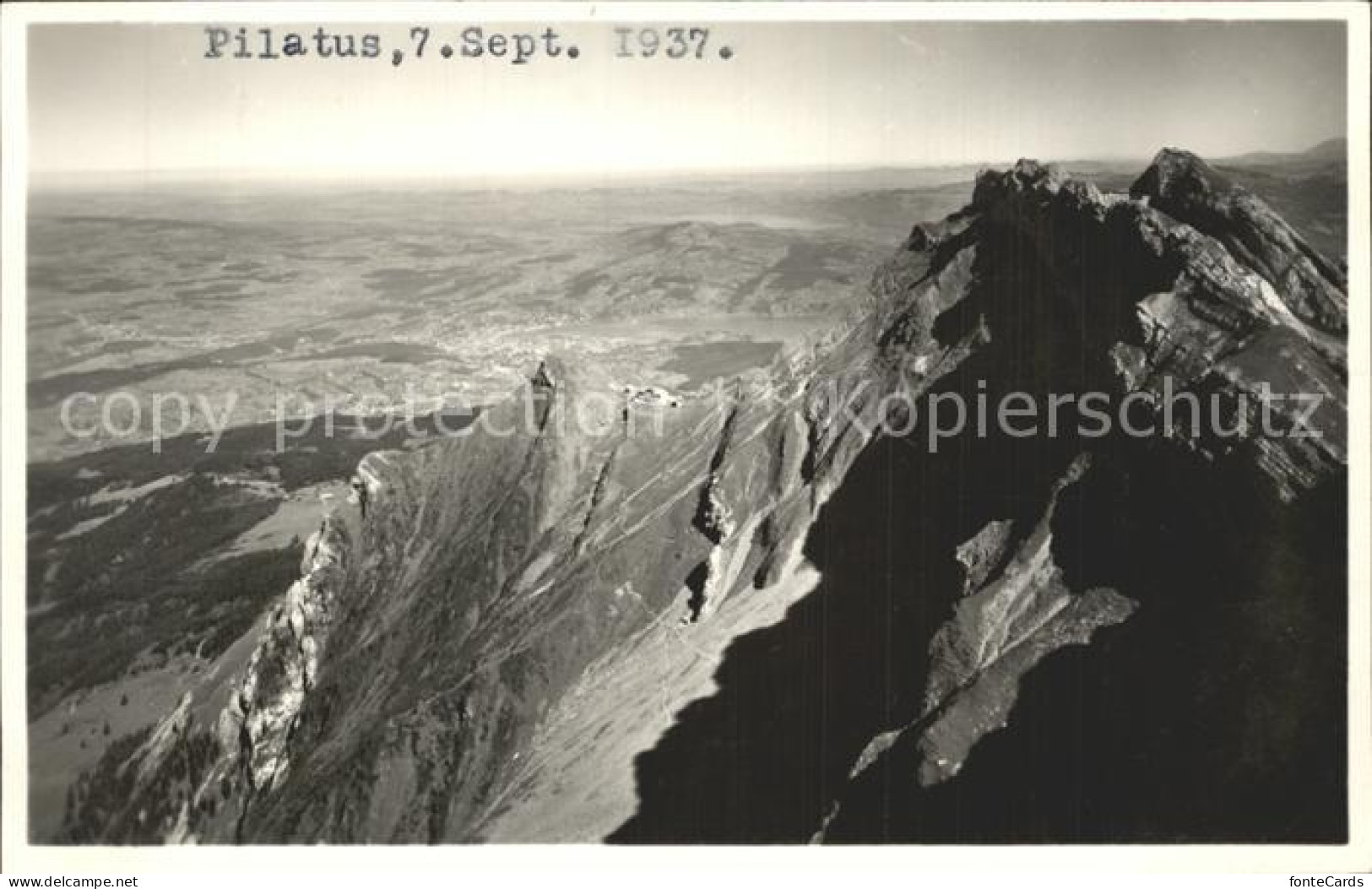 12319289 Pilatus Tomlishorn Pilatus Kulm Luzern Fernsicht Pilatus - Andere & Zonder Classificatie