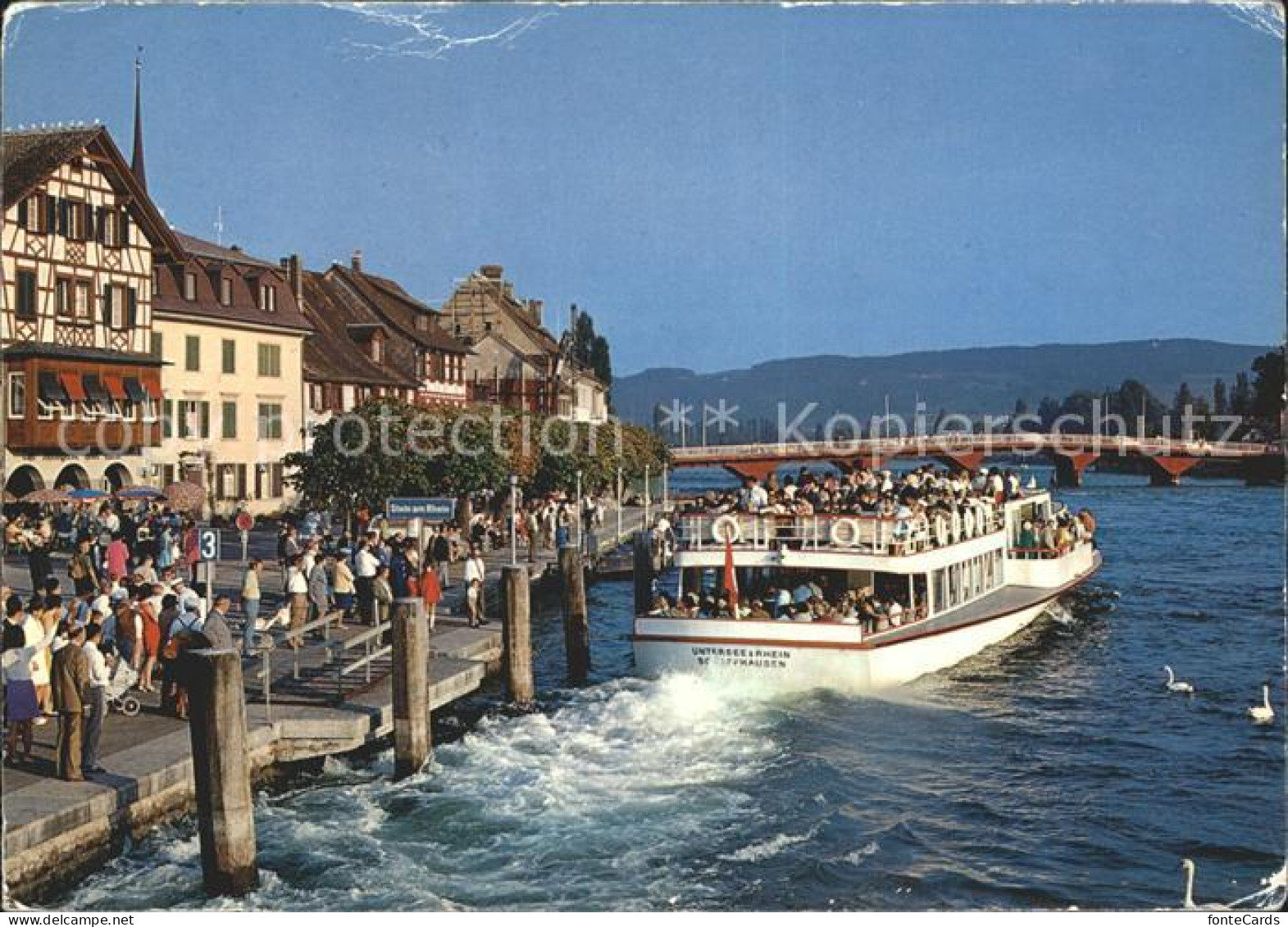 12318569 Stein Rhein Dampferanlegestelle Faehre  Stein Am Rhein - Autres & Non Classés