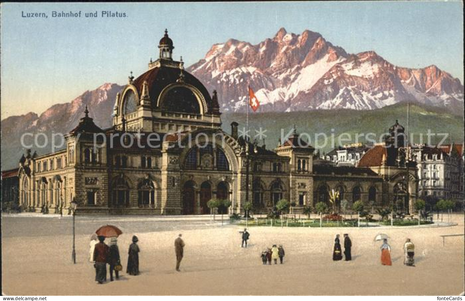 12318159 Luzern LU Bahnhof Und Pilatus Luzern - Autres & Non Classés