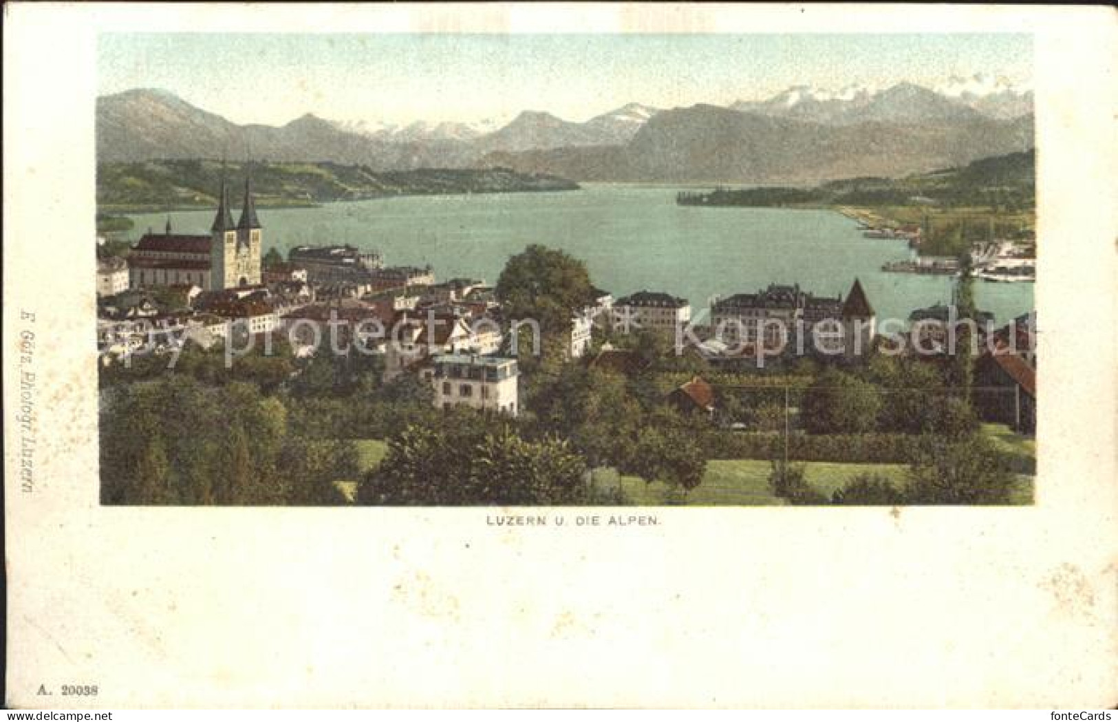 12318149 Luzern LU Panorama Vierwaldstaettersee Alpen Luzern - Sonstige & Ohne Zuordnung