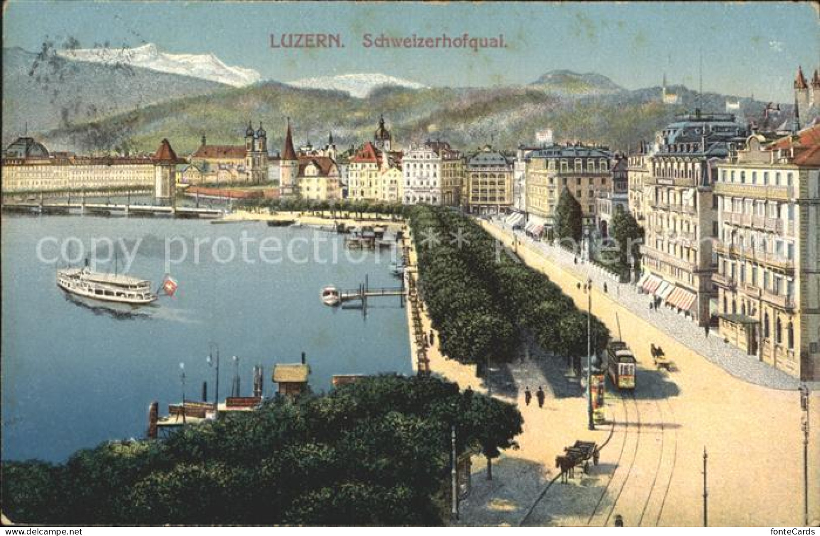 12318129 Luzern LU Schweizerhofquai Vierwaldstaettersee Dampfer Luzern - Altri & Non Classificati