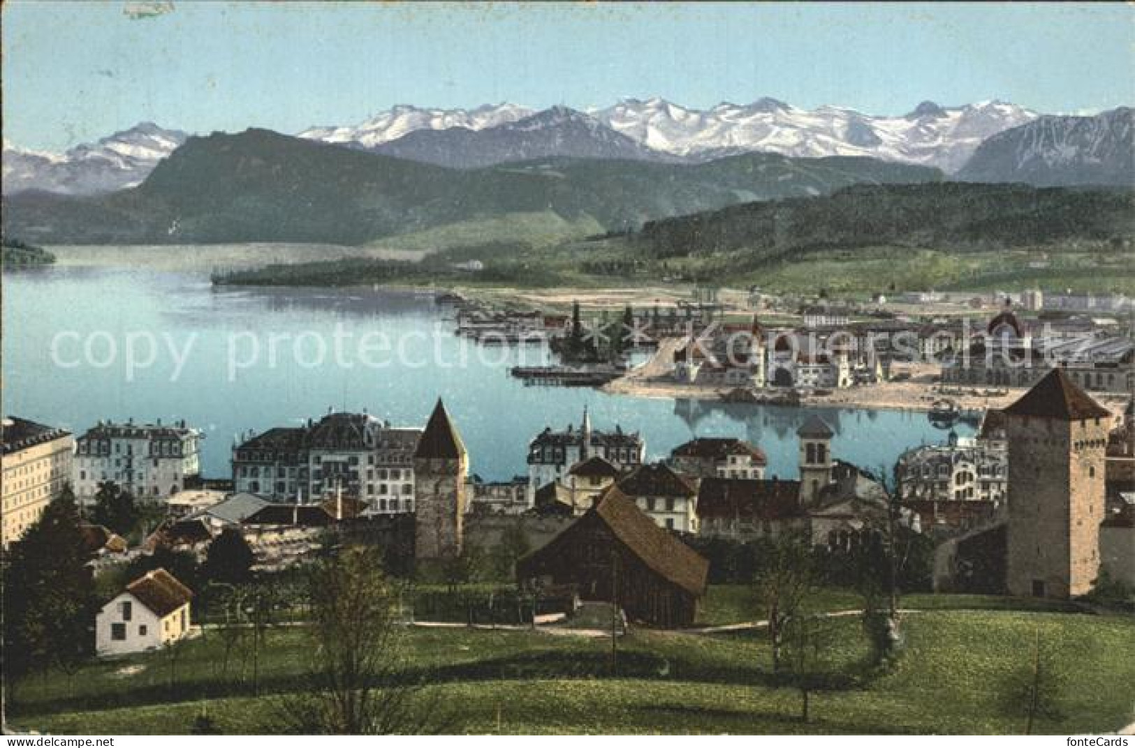 12317999 Luzern LU Panorama Vierwaldstaettersee Alpen Luzern - Sonstige & Ohne Zuordnung