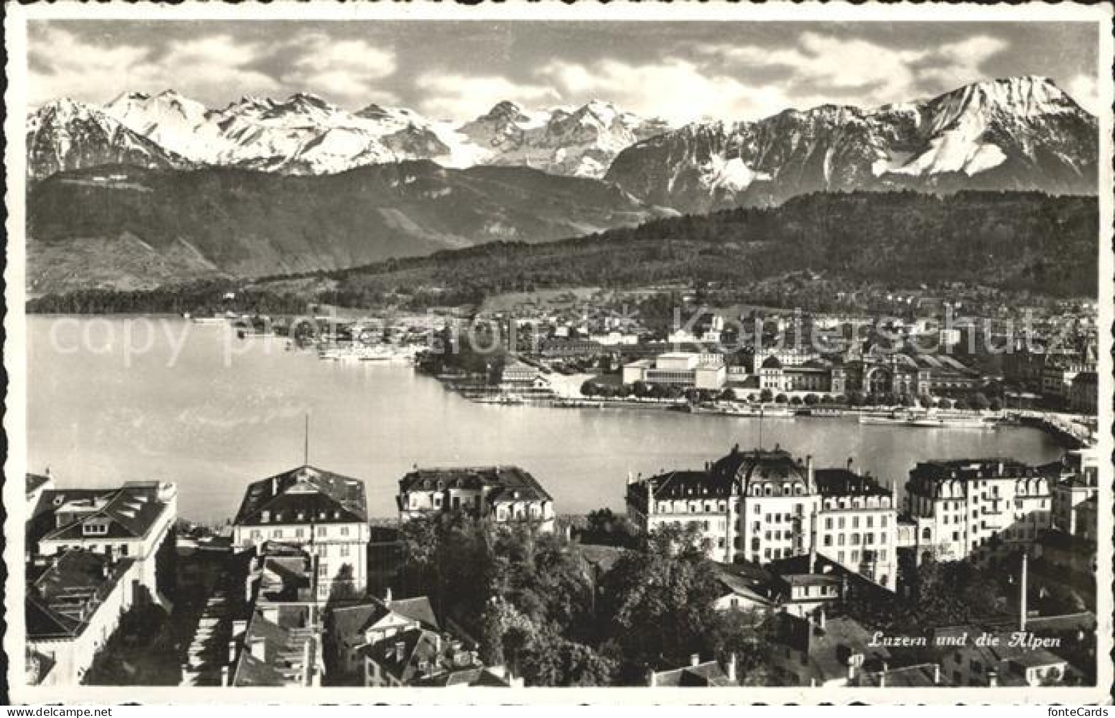 12317979 Luzern LU Panorama Vierwaldstaettersee Alpen Luzern - Altri & Non Classificati