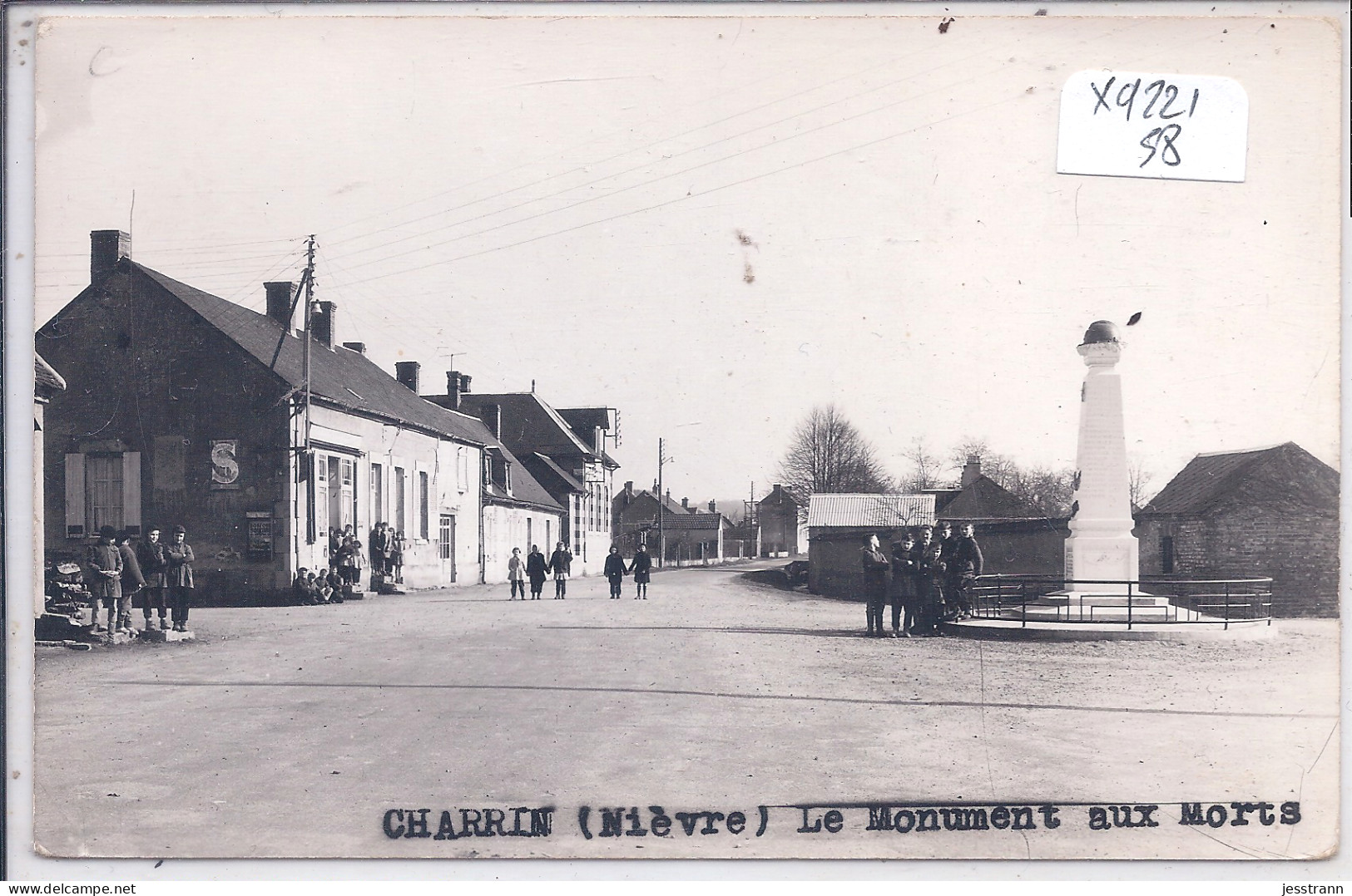 CHARRIN- CARTE-PHOTO- LE MONUMENT AUX MORTS - Autres & Non Classés