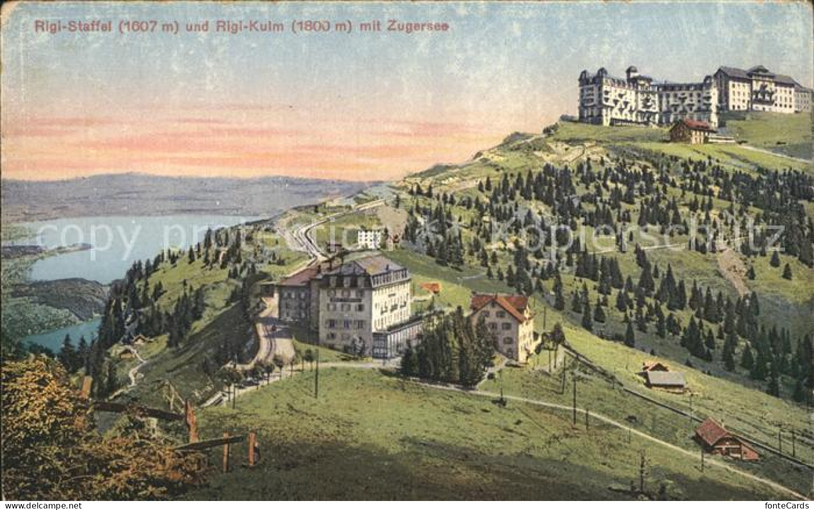 12316039 Rigi Staffel Rigi Kulm Berghotels Zugersee Rigi Staffel - Andere & Zonder Classificatie