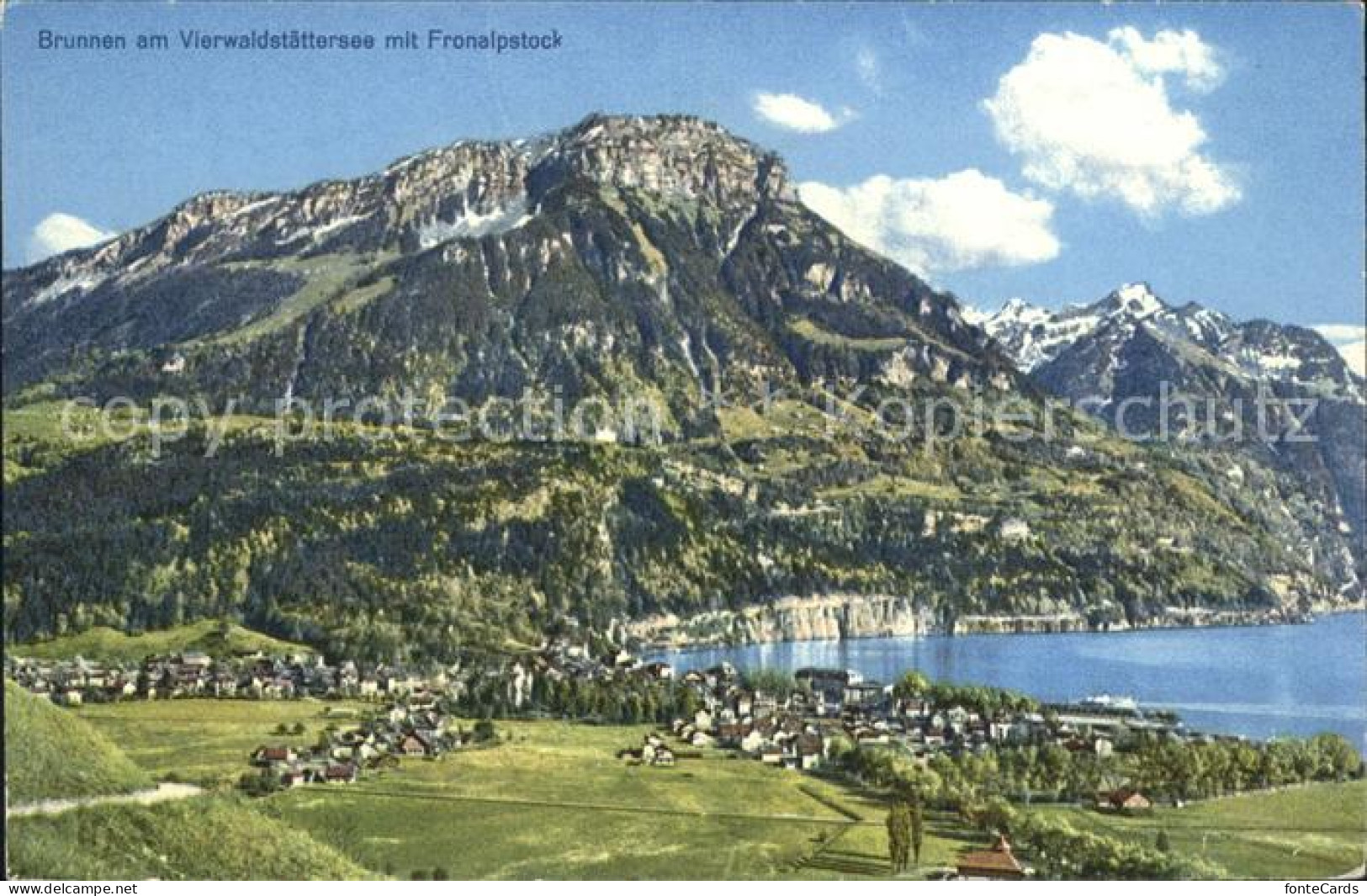 12303679 Brunnen Vierwaldstaettersee SZ Fronalpstock Brunnen - Andere & Zonder Classificatie