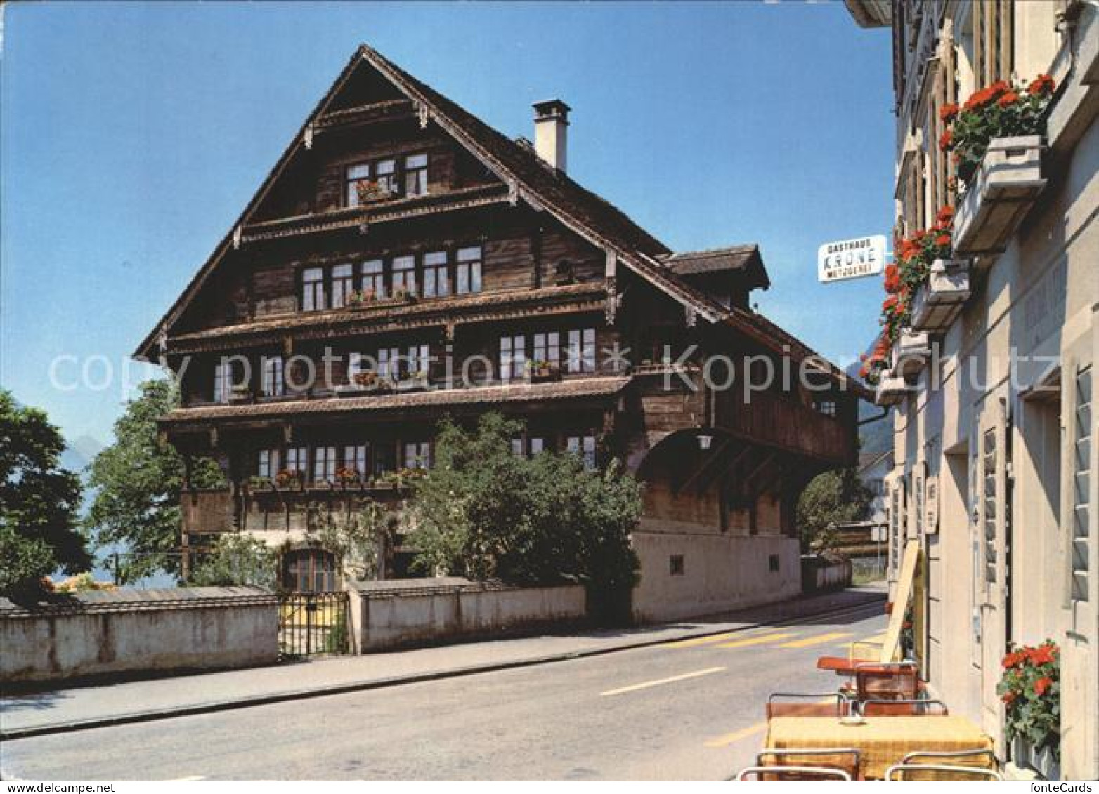 12290989 Gersau Vierwaldstaettersee Haus Zur Gerbe Gersau - Sonstige & Ohne Zuordnung