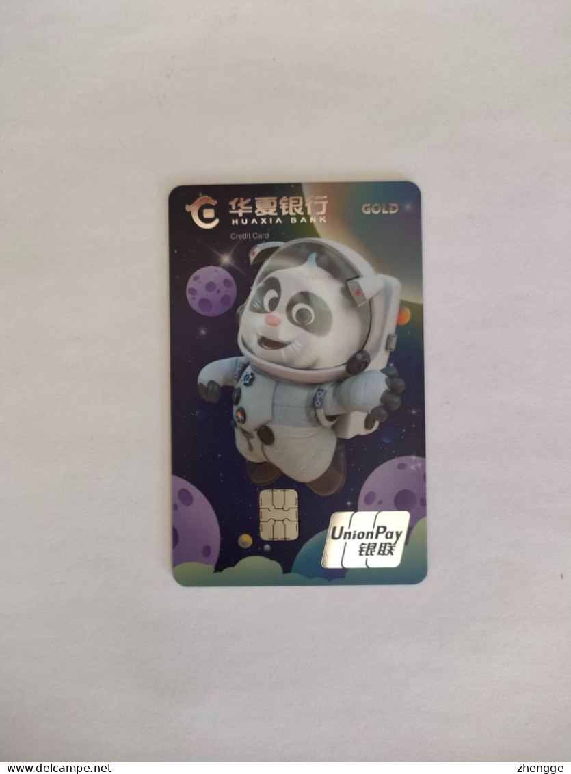 China, Panda,astronaut, (1pcs) - Credit Cards (Exp. Date Min. 10 Years)