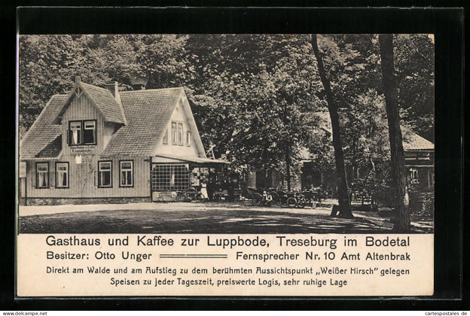 AK Treseburg Im Bodetal, Gasthaus Und Kaffee Zur Luppbode  - Andere & Zonder Classificatie