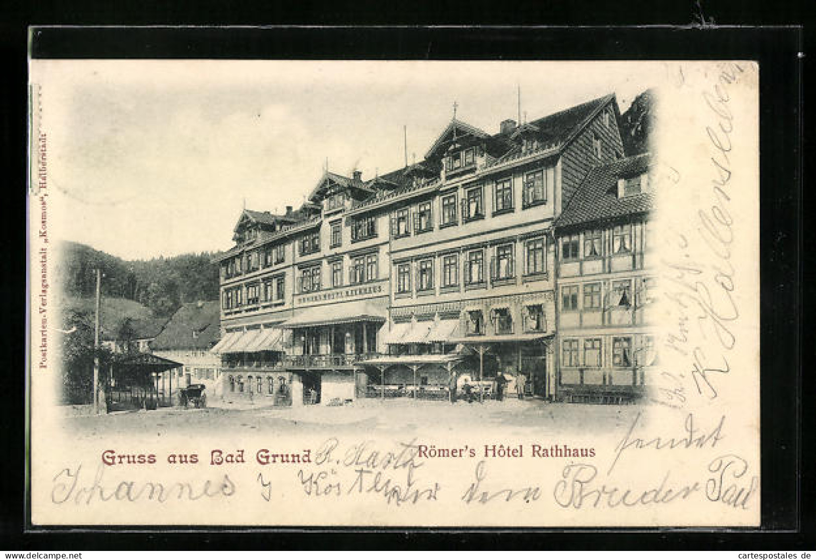 AK Bad Grund, Römer`s Hotel Rathaus  - Bad Grund