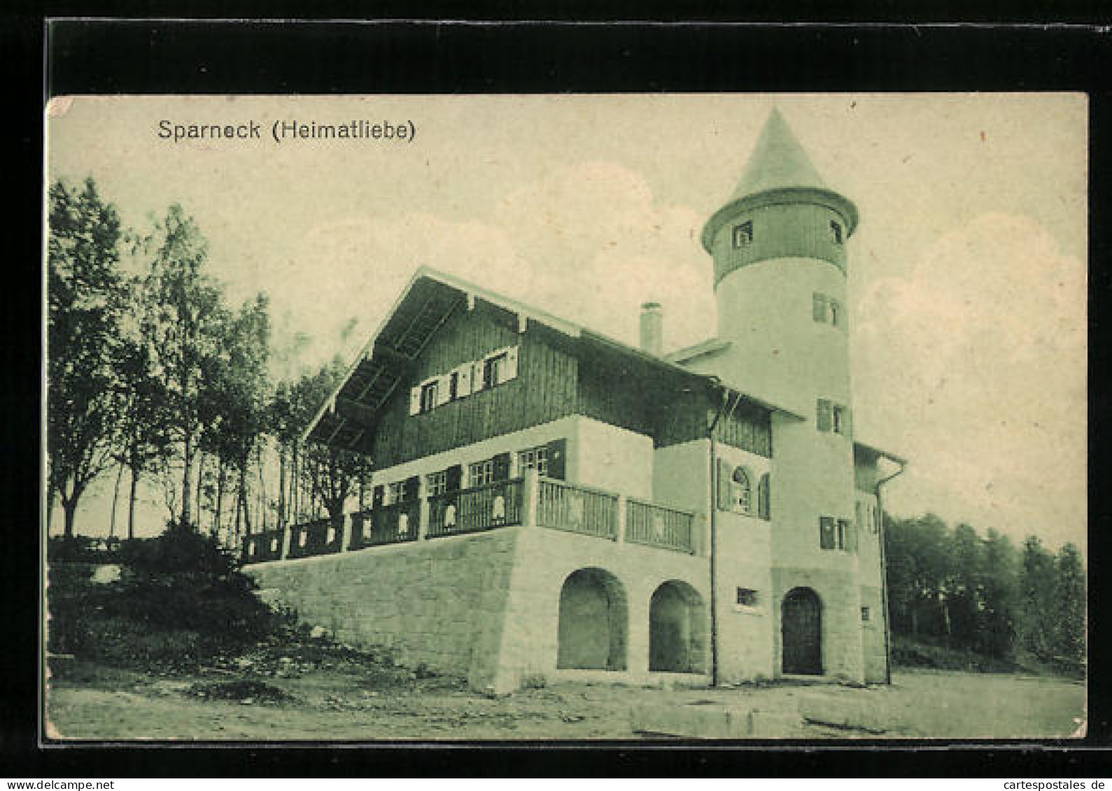 AK Sparneck, Gasthaus Heimatliebe  - Other & Unclassified