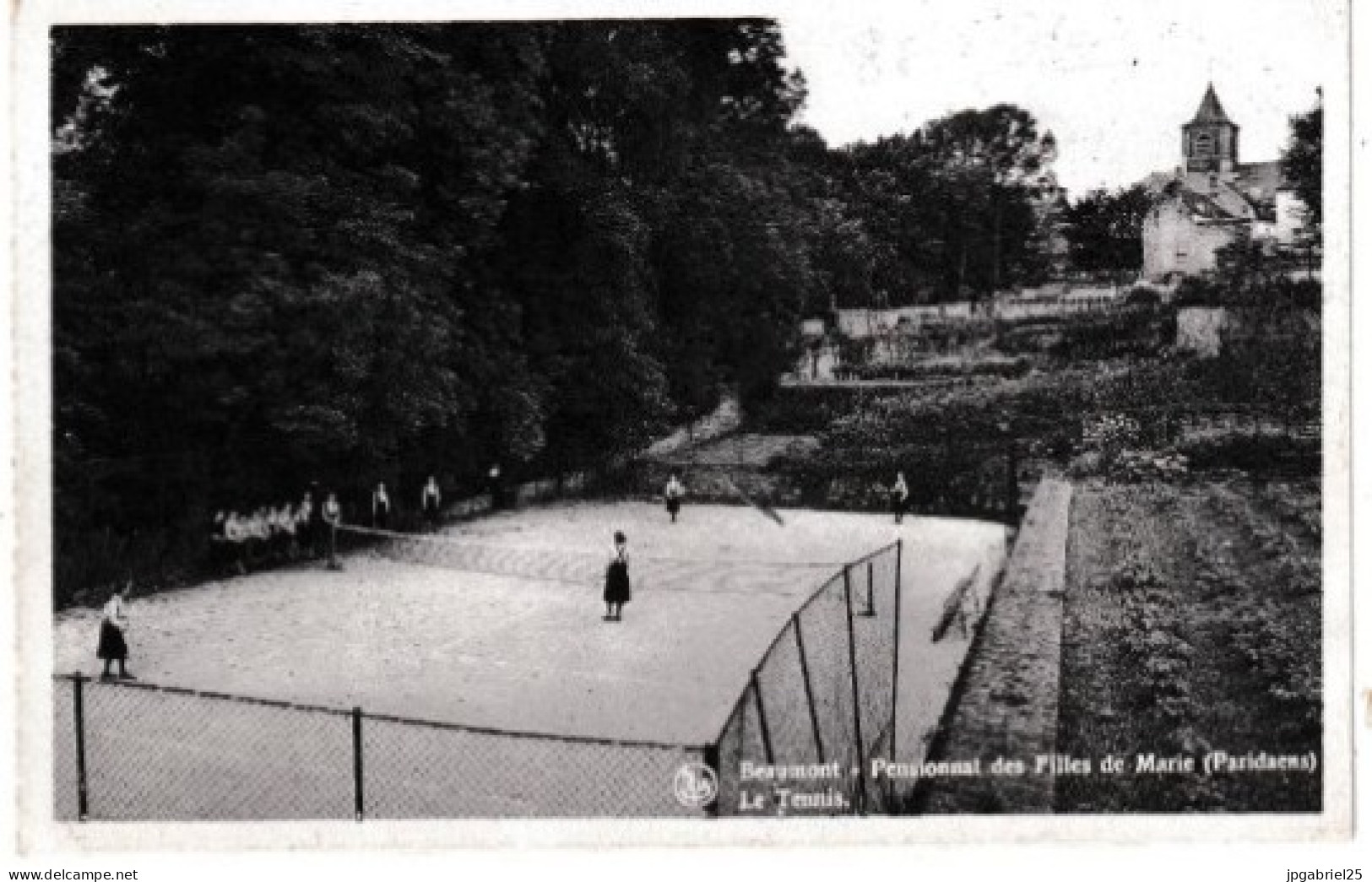 DEND Beaumont Pensionnat Des Filles De Marie (paridaens Le Tennis - Beaumont