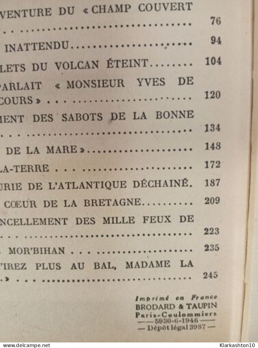 Anne Et Le Mystère Breton - Andere & Zonder Classificatie