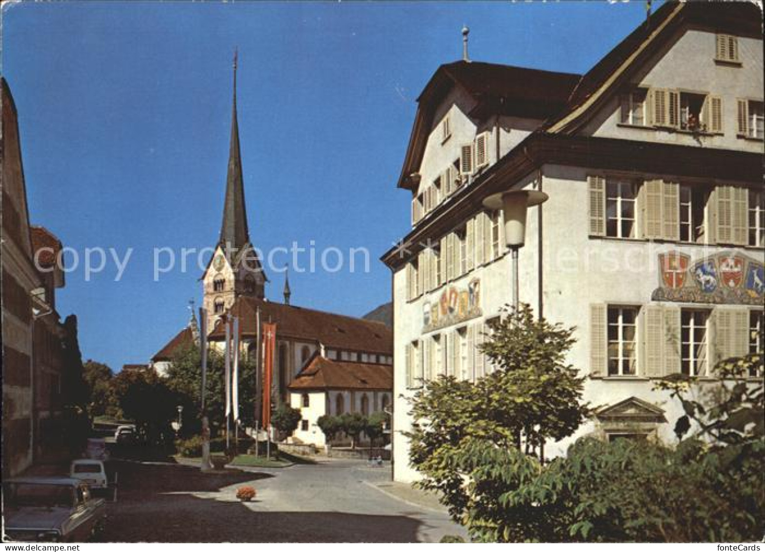 12254719 Stans Nidwalden Rathaus Pfarrkirche 17. Jhdt. Stans - Altri & Non Classificati