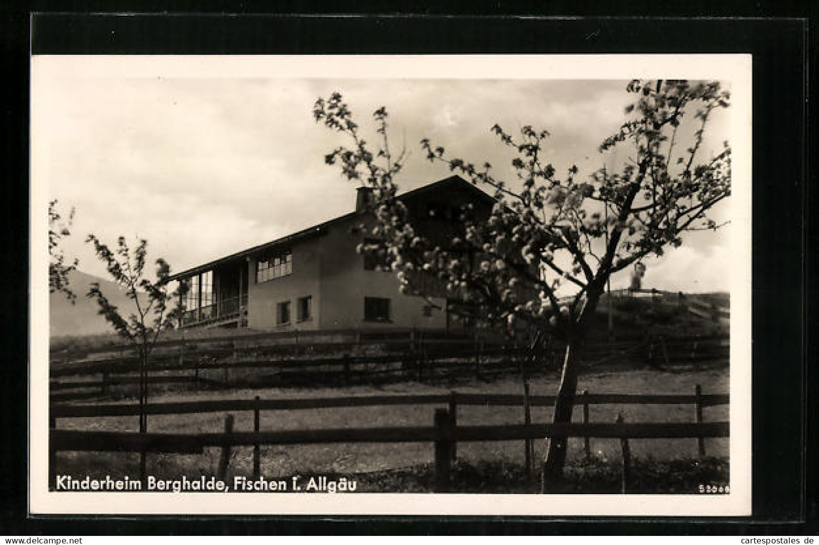 AK Fischen /Allgäu, Kinderheim Berghalde  - Fischen