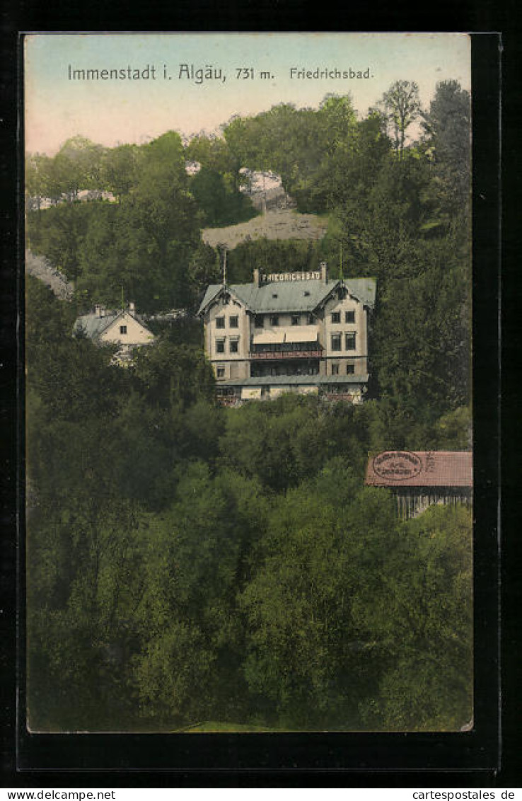 AK Immenstadt /Allgäu, Gasthof Friedrichsbad  - Immenstadt